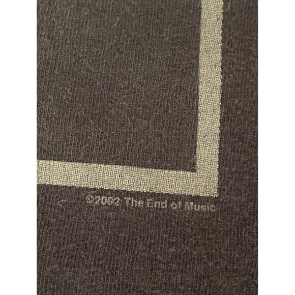 Vintage 2002 Kurt Cobain Teenage End of Music T Shirt Men's L Grunge Music Tee - Picture 9 of 10